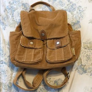 Brown Fossil Backpack